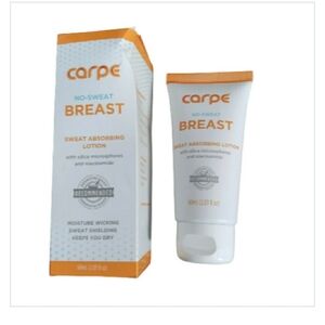 Carpe No Sweat Breast Chest Sweat Absorbing Lotion New
